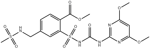 甲磺胺磺隆, 208465-21-8, 结构式