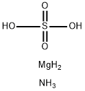 硫酸マグネシウムアンモニウム六水和物 化学構造式