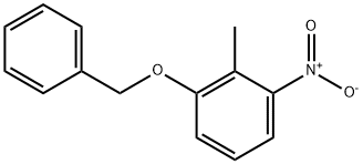 1-苄氧基-2-甲基-3-硝基苯 结构式