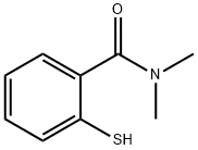 2-メルカプト-N,N-ジメチルベンズアミド 化学構造式