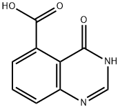 3,4-二氢-4-氧-5-喹唑啉羧酸, 208774-29-2, 结构式