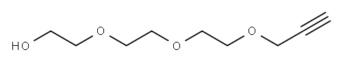 丙炔基-三聚乙二醇 结构式