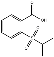 2-(イソプロピルスルホニル)安息香酸 化学構造式