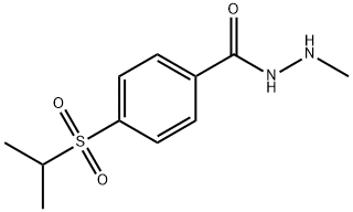p-(Isopropylsulfonyl)-N'-methylbenzhydrazide Structure