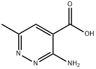 4-Pyridazinecarboxylic  acid,  3-amino-6-methyl- Structure