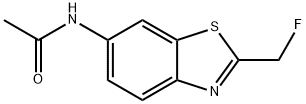 Acetamide, N-[2-(fluoromethyl)-6-benzothiazolyl]- (8CI) Struktur