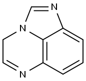 4H-Imidazo[1,5,4-de]quinoxaline(8CI,9CI) 结构式
