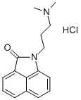 Benz(cd)indol-2(1H)-one, 1-(3-(dimethylamino)propyl)-, monohydrochlori de Structure