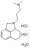 1-(3-Dimethylaminopropyl)-1,2,6,7,8,8a-hexahydrobenz(c,d)indole dihydr ochloride monohydrate Structure