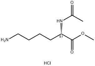 Nα-乙酰基-L-赖氨酸甲酯 盐酸盐, 20911-93-7, 结构式