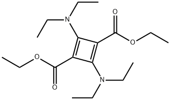 diethyl 2,4-bis(diethylamino)cyclobuta-1,3-diene-1,3-dicarboxylate 结构式