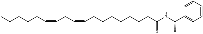 L-N-(a-Methylbenzyl)linoleamide 结构式