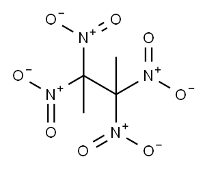 2,2,3,3-tetranitrobutane Struktur