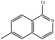 1-氯-6-甲基异喹啉 结构式