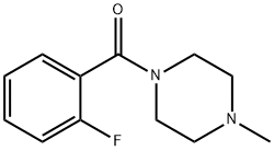 (2-FLUORO-PHENYL)-(4-METHYL-PIPERAZIN-1-YL)-METHANONE Struktur