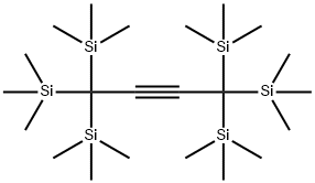 trimethyl-[1,1,4,4,4-pentakis(trimethylsilyl)but-2-ynyl]silane Struktur