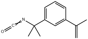 イソシアン酸3-イソプロペニル-α,α-ジメチルベンジル 化学構造式