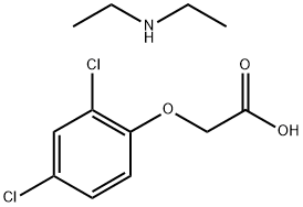 2,4-D-ジエチルアミン 化学構造式