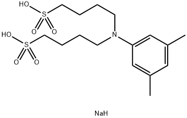 N,N-二(4-磺丁基)-3,5-二甲基苯胺钠盐 结构式