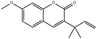 3－（1，1－Dimethyl allyl）herniarin Structure