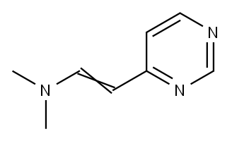 Ethenamine, N,N-dimethyl-2-(4-pyrimidinyl)- (9CI) Struktur