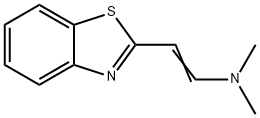 2-[2-(ジメチルアミノ)ビニル]ベンゾチアゾール 化学構造式