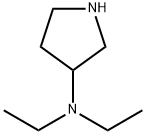 3-(ジエチルアミノ)ピロリジン 化学構造式