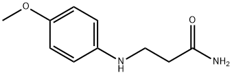 3-[(4-METHOXYPHENYL)AMINO]PROPANAMIDE Structure
