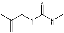 1-甲代烯丙基-3-甲基-2-硫脲 结构式