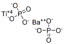 phosphoric acid, barium titanium salt Structure