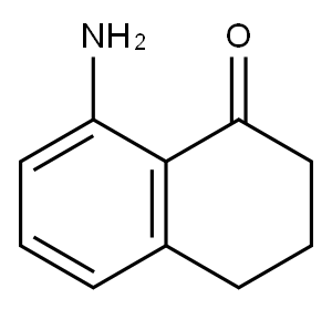 8-アミノ-1-テトラロン HYDROCHLORIDE 化学構造式