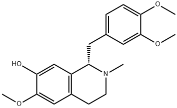 (S)-1-[(3,4-dimethoxyphenyl)methyl]-1,2,3,4-tetrahydro-6-methoxy-2-methylisoquinolin-7-ol Structure