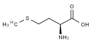 L-METHIONINE, [METHYL-14C] Structure