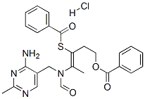 二苯甲酰硫胺素盐酸盐, 2105-44-4, 结构式