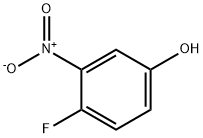 4-氟-3-硝基苯酚, 2105-96-6, 结构式