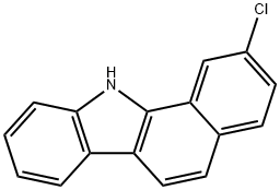 11H-Benzo(a)carbazole, 2-chloro- Struktur