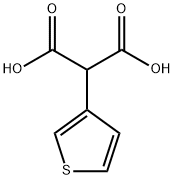 3-噻吩丙二酸, 21080-92-2, 结构式
