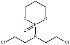 2-[Bis(2-chloroethyl)amino]-1,3,2-dioxaphosphorinane 2-oxide Structure