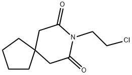 8-(2-CHLORO-ETHYL)-8-AZA-SPIRO[4,5]DECANE-7,9-DIONE Structure