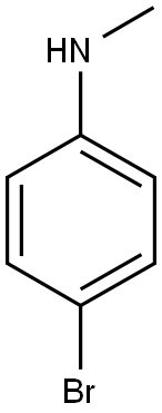 4-BROMO-N-METHYLANILINE Structure