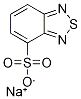 苯并[C][1,2,5]噻二唑-4-磺酸钠 结构式