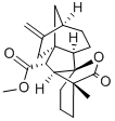 (4bβ)-1α,4aα-(カルボニルオキシ)-1-メチル-8-メチレンギバン-10β-カルボン酸10-メチル 化学構造式