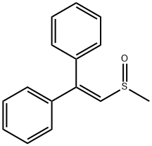 2,2-Diphenylvinyl(methyl) sulfoxide Structure