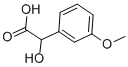 α-ヒドロキシ-3-メトキシベンゼン酢酸 化学構造式