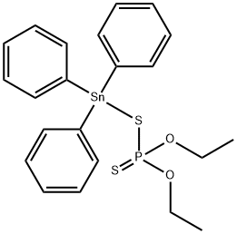 triphenyltin-bis(diethyl)dithiophosphate Structure
