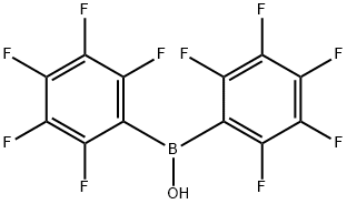 BIS(PENTAFLUOROPHENYL)BORINIC ACID Struktur