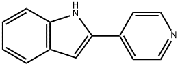 2-ピリジン-4-イル-1H-インドール 化学構造式
