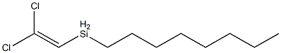 vinyloctyldichlorosilane Structure