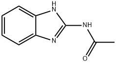 2-(アセチルアミノ)-1H-ベンゾイミダゾール 化学構造式