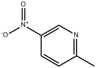 2-メチル-5-ニトロピリジン 化学構造式